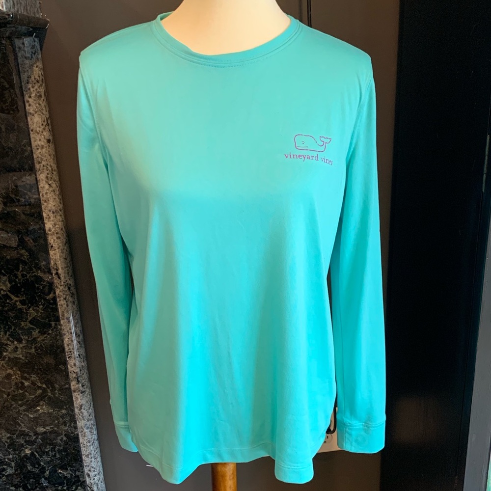 Vineyard Vines Performance L/S Logo Tee